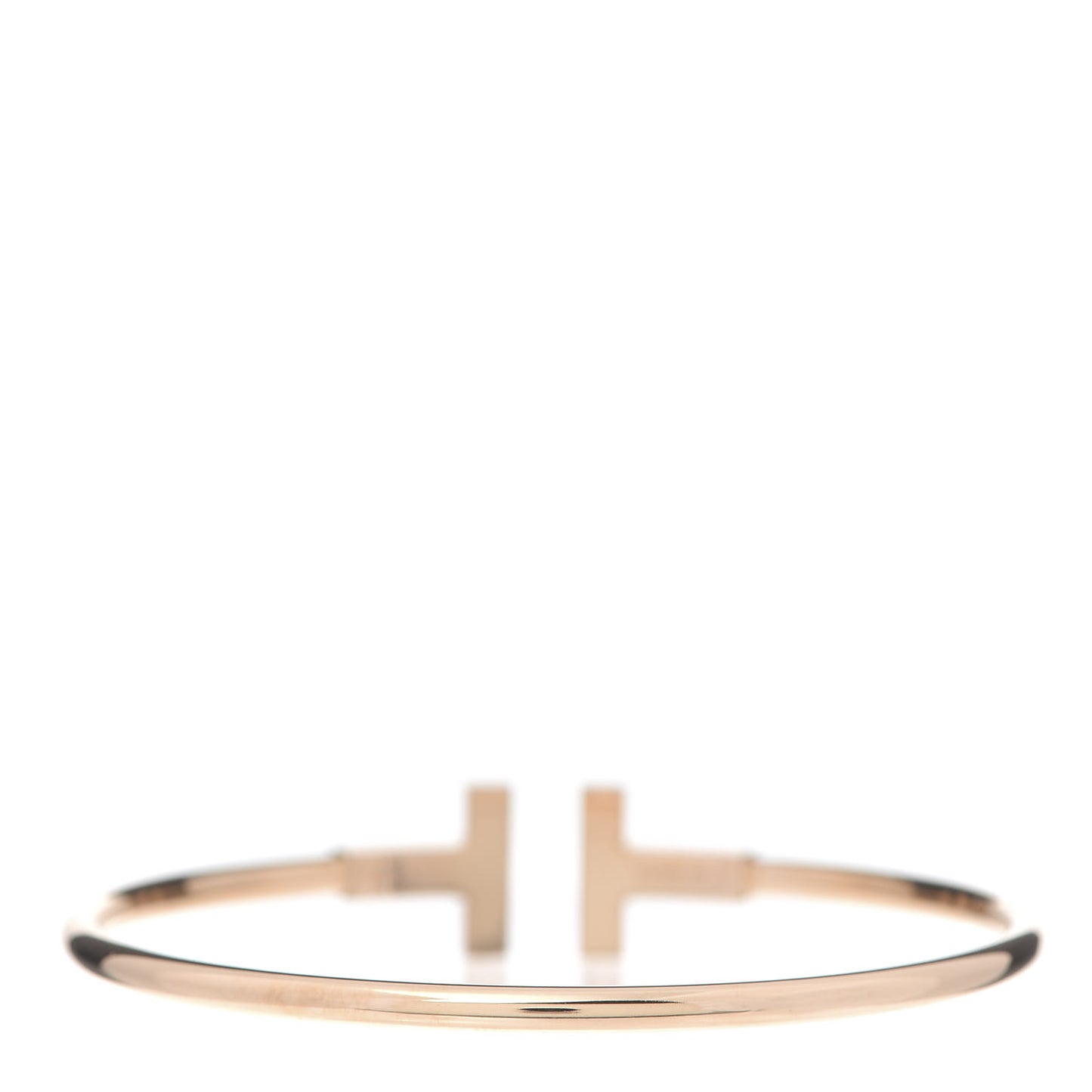 18K Rose Gold Diamond Mother of Pearl T Wire Bracelet