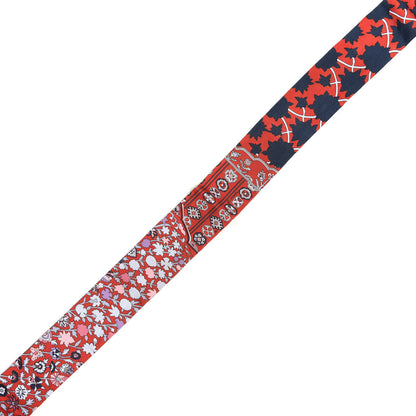 Hermes Silk Tapis Persans Twilly Marine Rouge Mauve 4 of 4