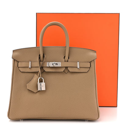 Hermes Togo Birkin 25 Beige Marfa 12 of 12