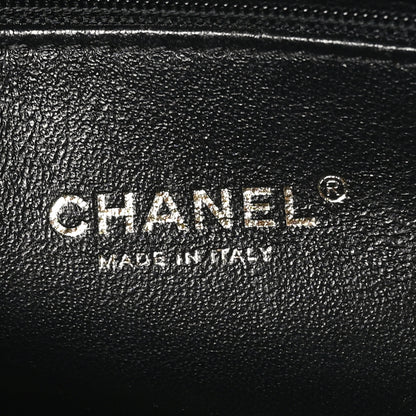 Chanel Caviar Lizard Quilted Coco Handle Bowler Black 6 of 10