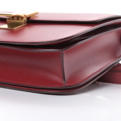 Celine Box Calfskin Medium Classic Box Flap Bag Red 10 of 10