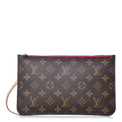 Louis Vuitton Monogram Neverfull MM GM Pochette Pivoine 1 of 8