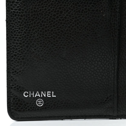 Chanel Caviar Quilted Yen Wallet Black 8 of 10