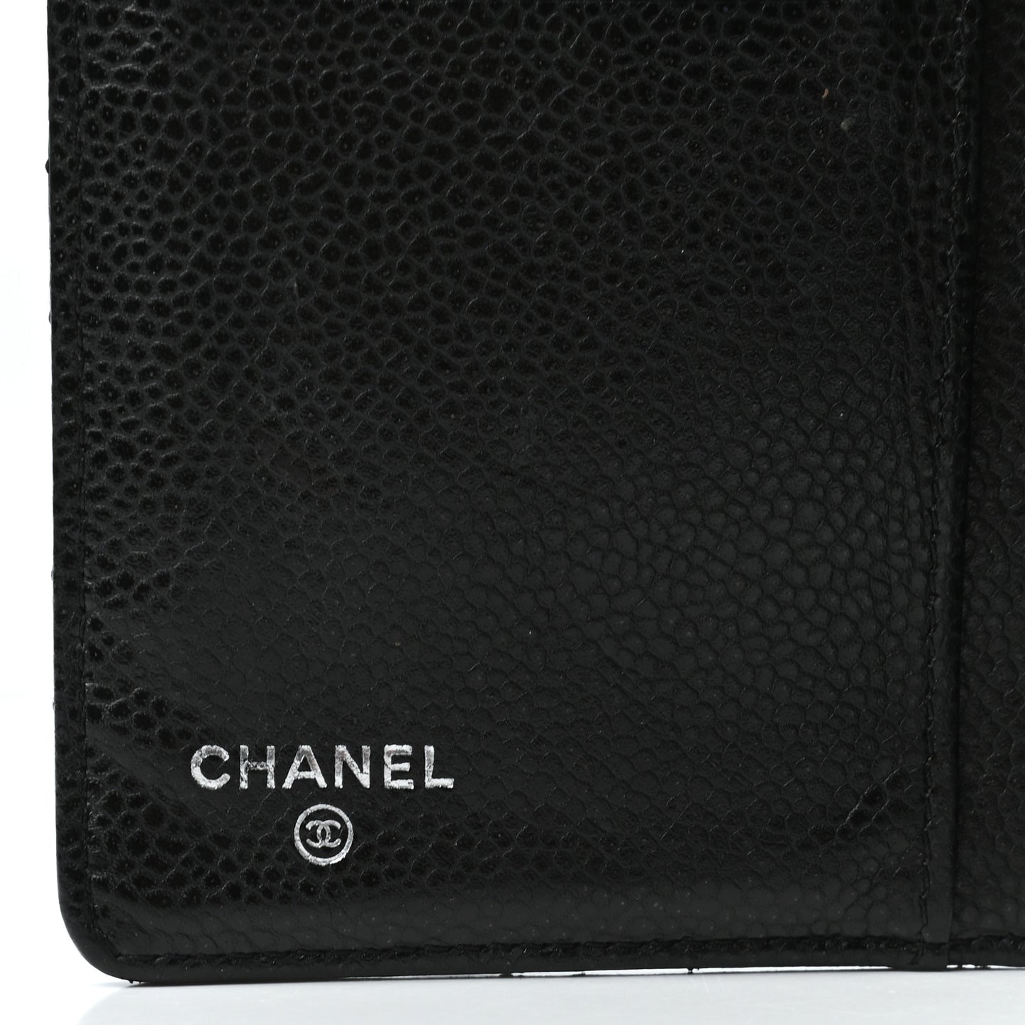 Caviar Quilted Yen Wallet Black