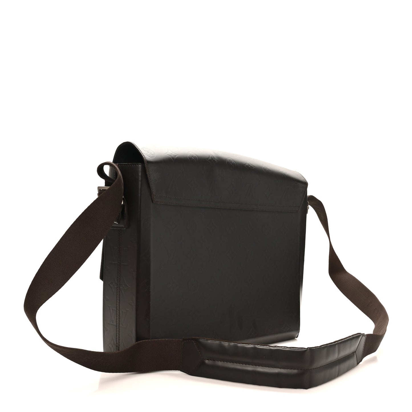 Monogram Glace Fonzie Messenger Bag Cafe