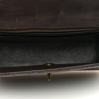 Chanel Lambskin Quilted Small Single Flap Dark Brown 5 of 9