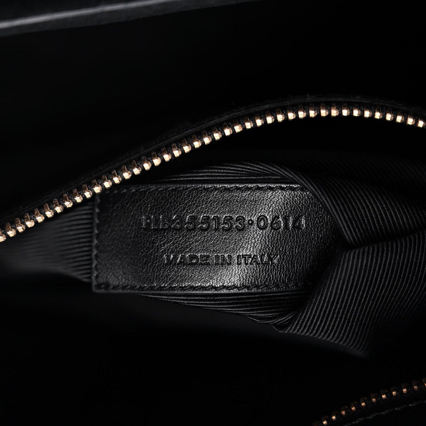 Calfskin Small Sac De Jour Black