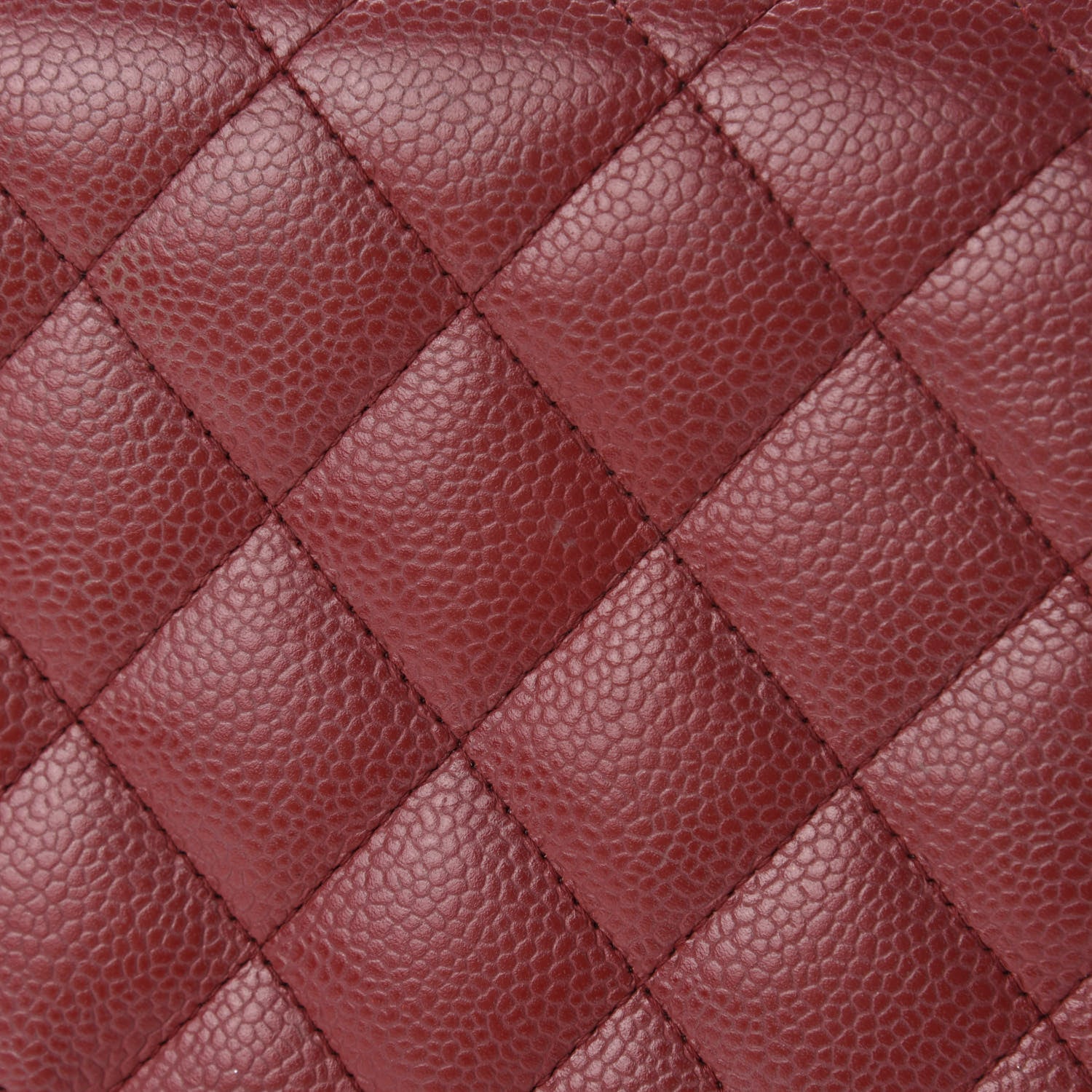 Chanel Caviar Quilted Jumbo Single Flap Bijoux Chain Red 9 of 21
