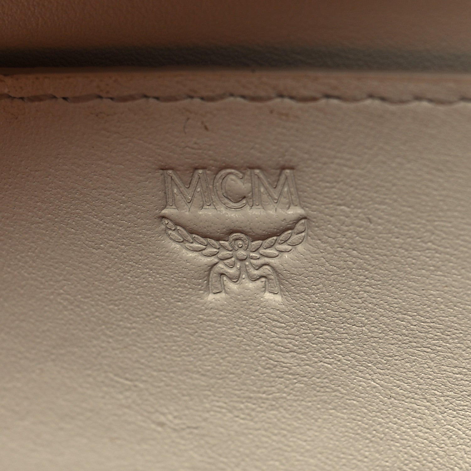 MCM Visetos X-Mini Stark Backpack Cognac White 6 of 11
