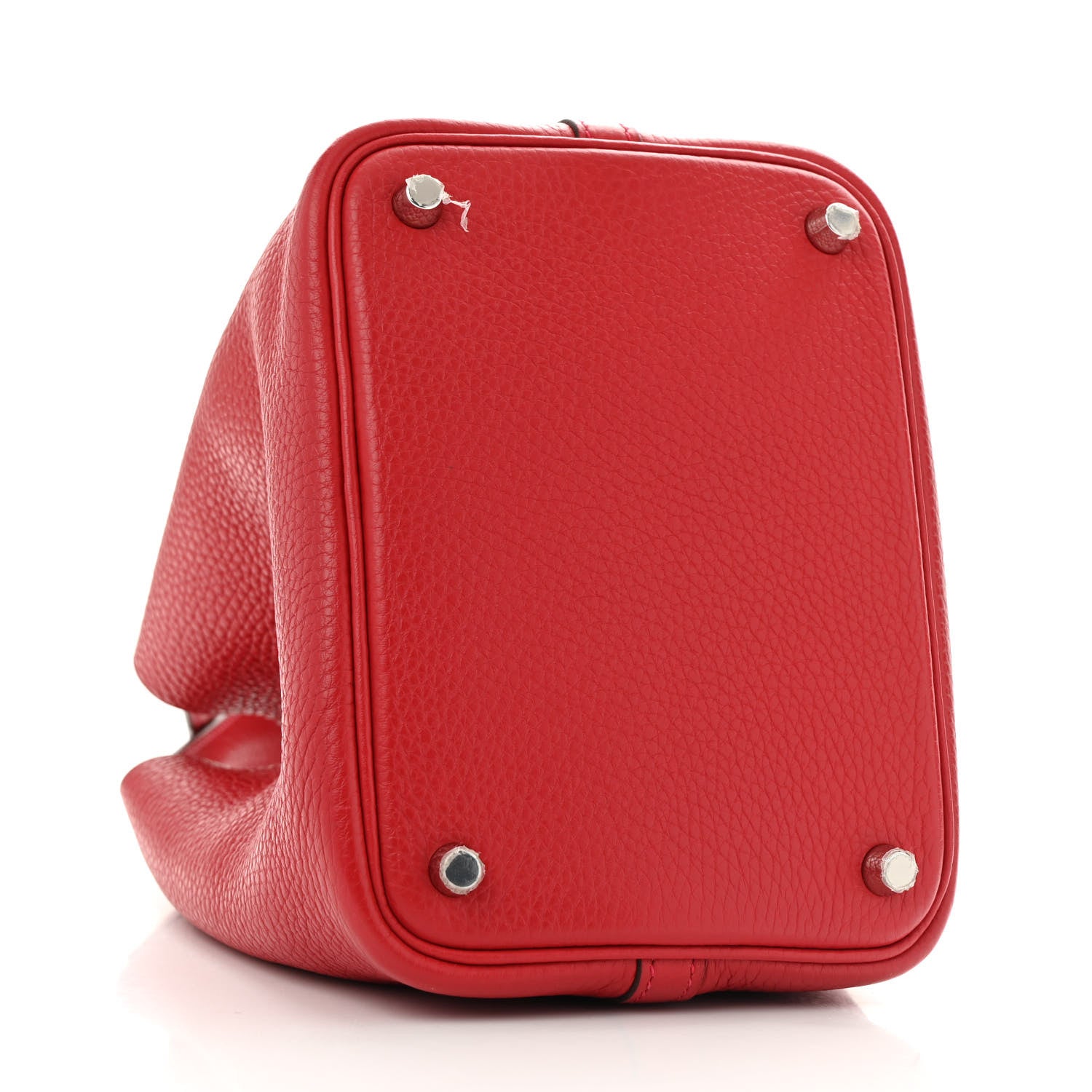 Hermes Taurillon Clemence Picotin Lock 18 PM Rouge Casaque 4 of 12