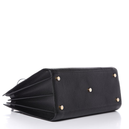 Saint Laurent Grained Calfskin Large Sac De Jour Carryall Black 4 of 13