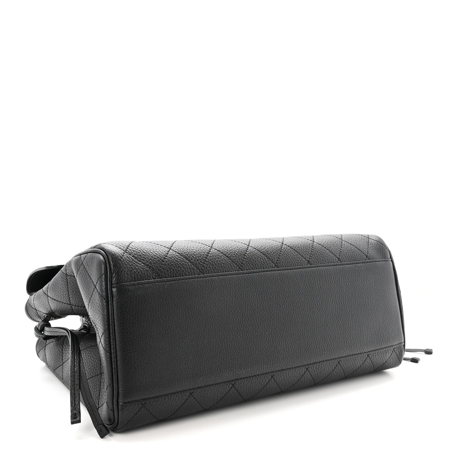 Chanel Grained Calfskin Stitched Urban Essentials Large Shopping Bag Black 4 of 10