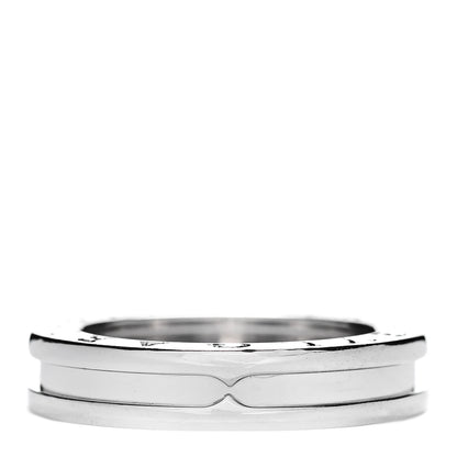 Bulgari 18K White Gold B.Zero1 One-Band Ring 51 5.75 3 of 6