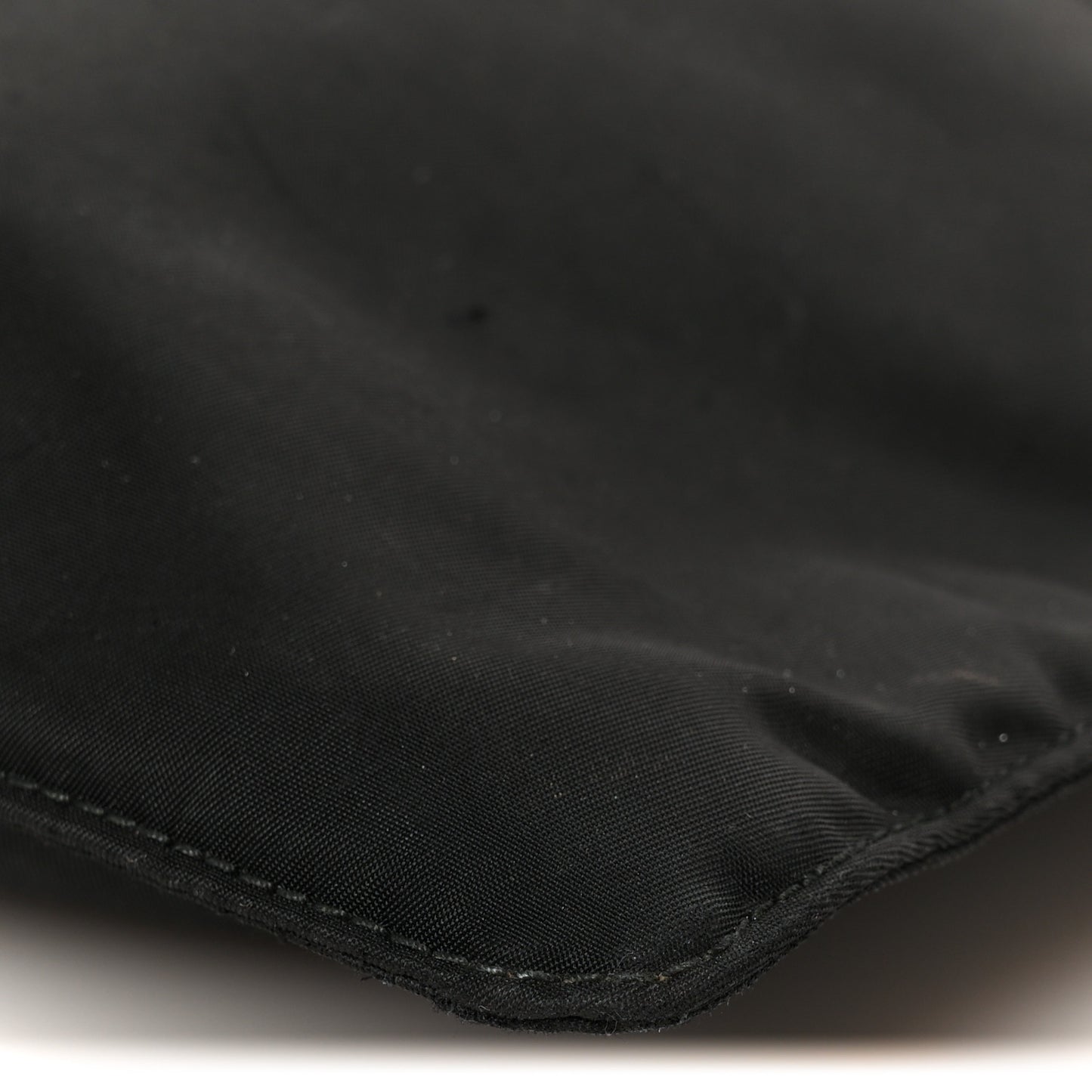 Nylon Vela Flat Messenger Bag Black