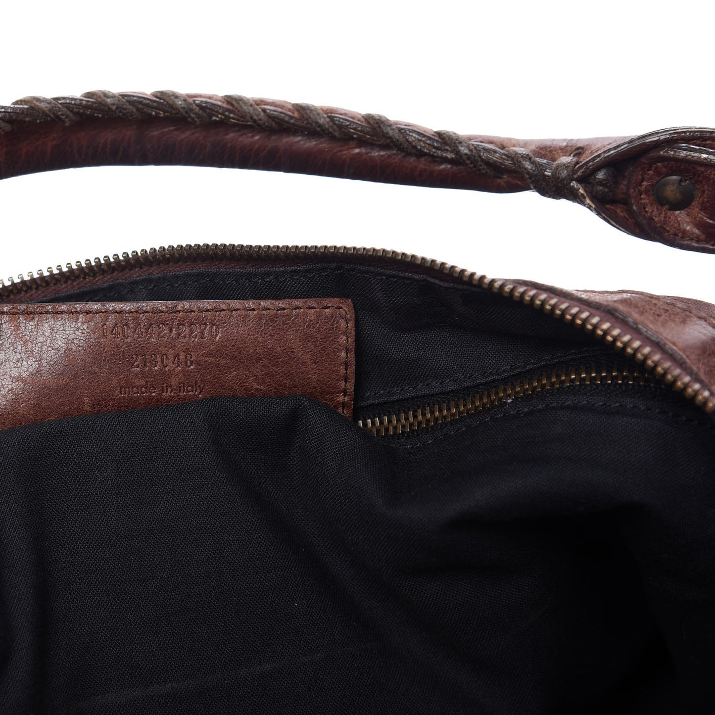 Agneau Classic Hardware Day Hobo Castagna
