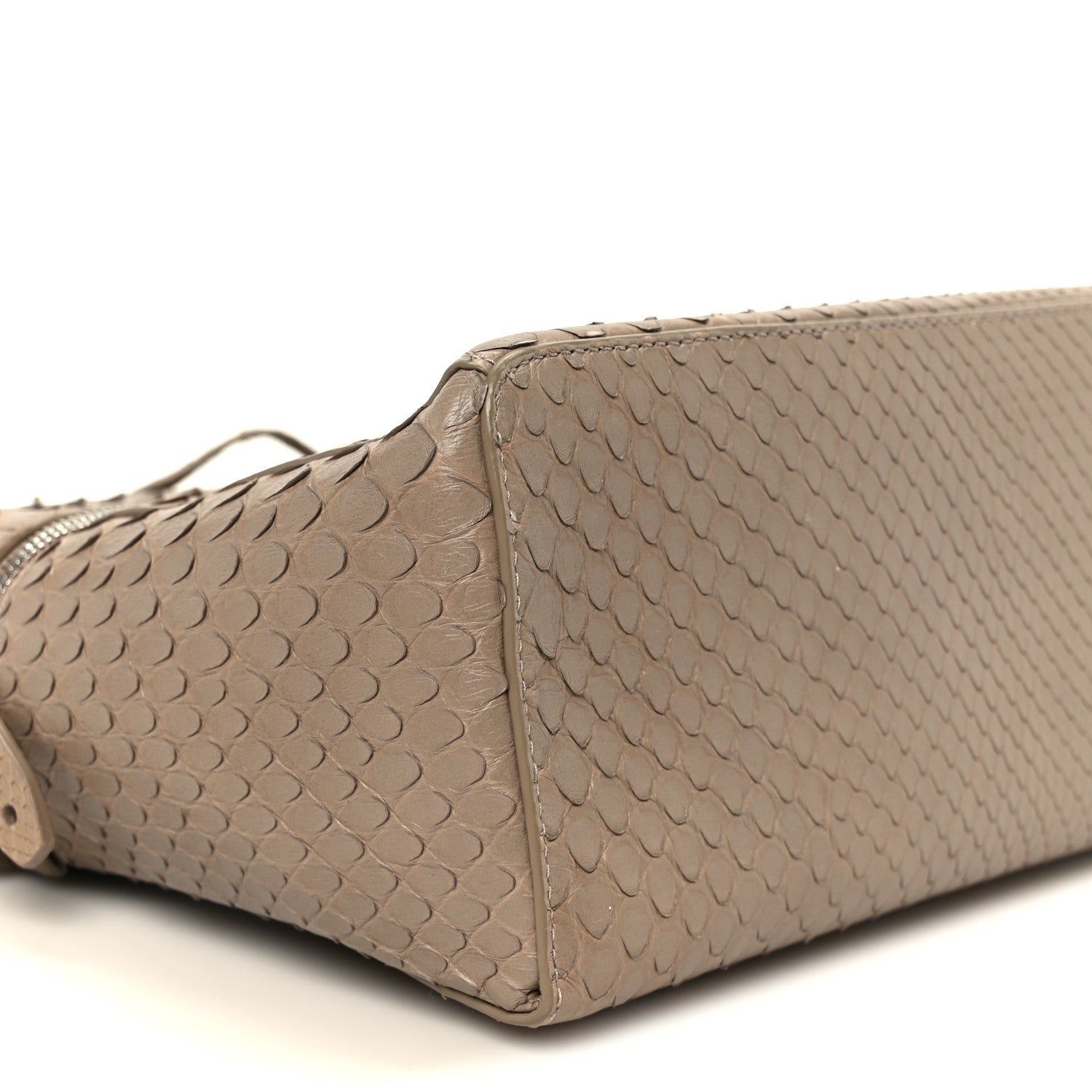 Loro Piana Matte Snakeskin Extra Pocket L27 Grey 1840998