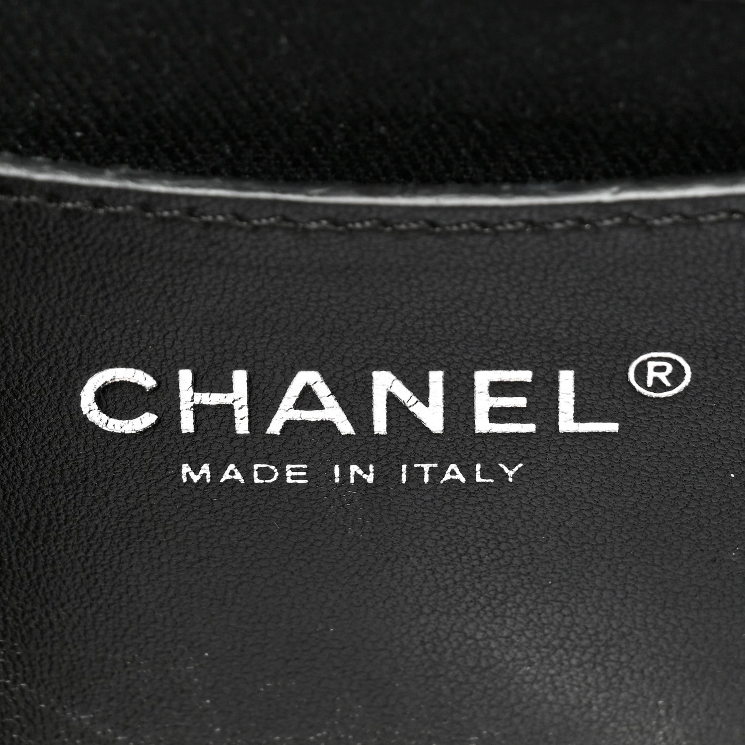 Chanel Metallic Patent Quilted Medium Just Mademoiselle Bowling Bag Green Degrade 8 of 13