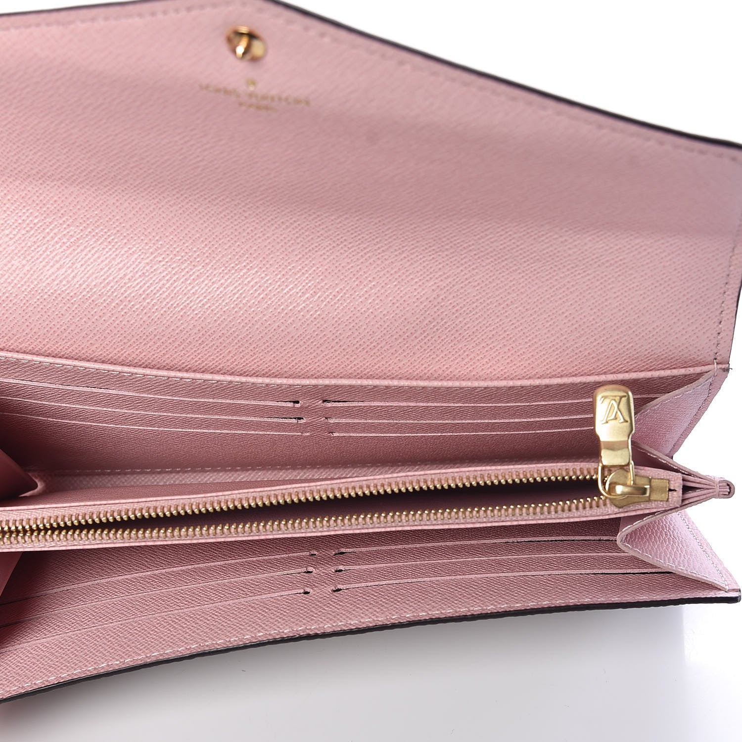 Louis Vuitton Monogram Sarah Wallet NM Rose Ballerine 6 of 7