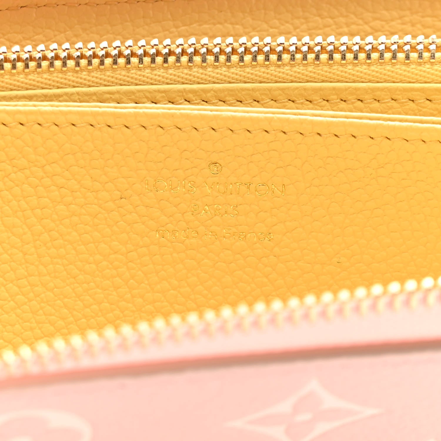 Louis Vuitton LOUIS VUITTON Empreinte Monogram Spring in the City Zippy Wallet Pink Beige Yellow 6 of 8