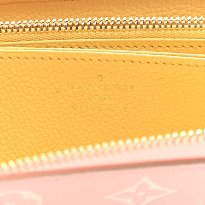 Louis Vuitton LOUIS VUITTON Empreinte Monogram Spring in the City Zippy Wallet Pink Beige Yellow 6 of 8