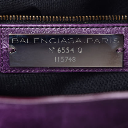 Balenciaga Agneau Classic Hardware City Raisin 6 of 8