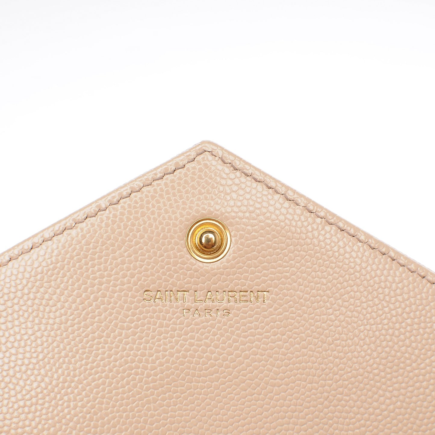 Grain De Poudre Matelasse Chevron Monogram Chain Wallet Nude Powder