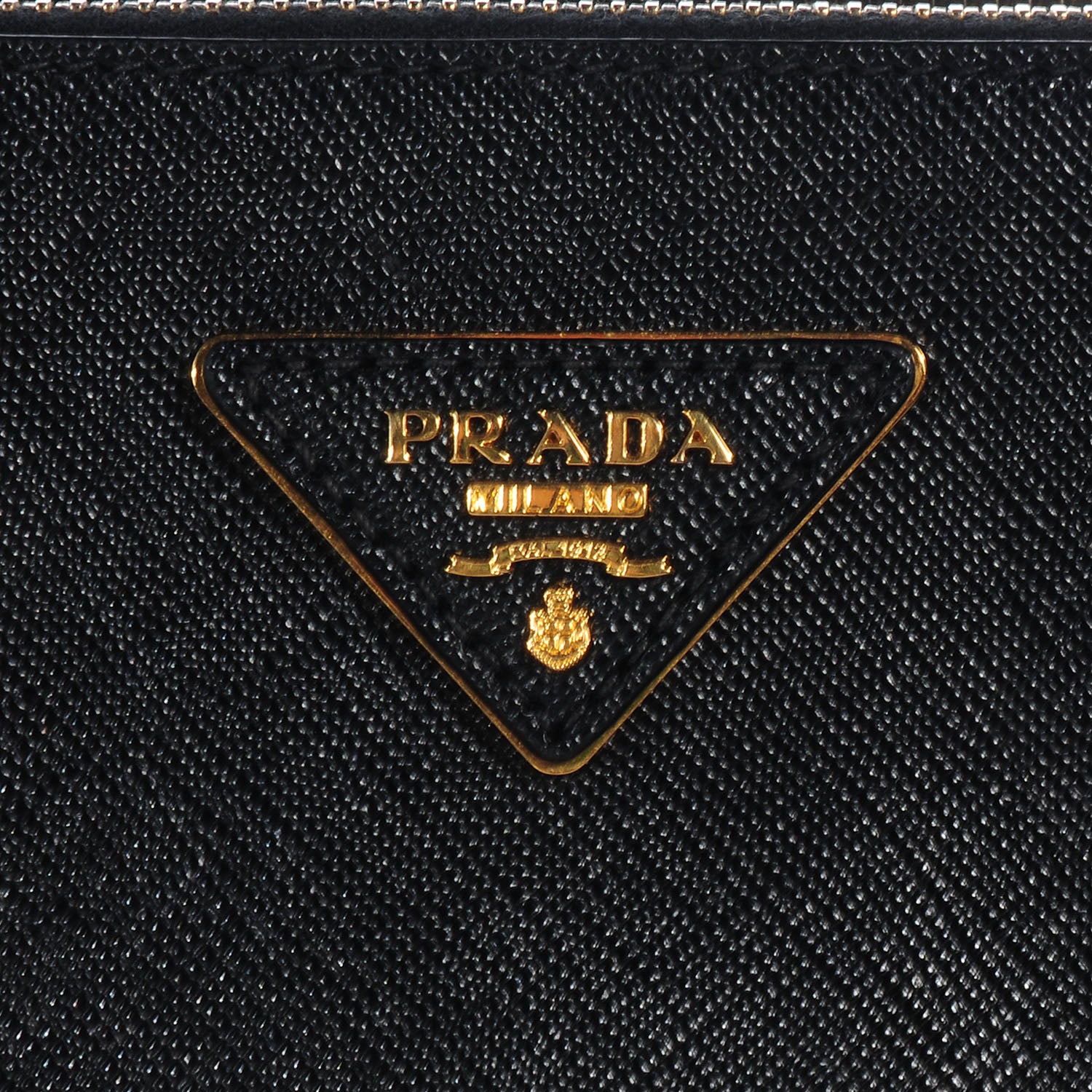 Prada Saffiano Lux Medium Double Zip Tote Nero Black 5 of 11