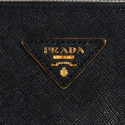 Prada Saffiano Lux Medium Double Zip Tote Nero Black 5 of 11