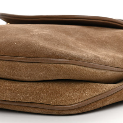 Gucci Suede Cudu Medium 1973 Shoulder Bag Marron Glace 10 of 10