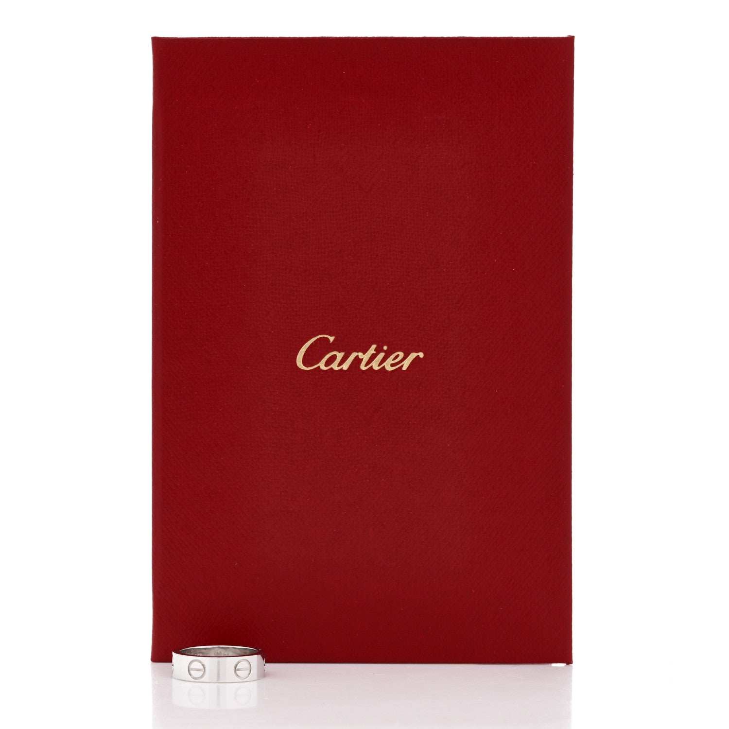Cartier 18K White Gold 5mm LOVE Ring 47 4 6 of 6