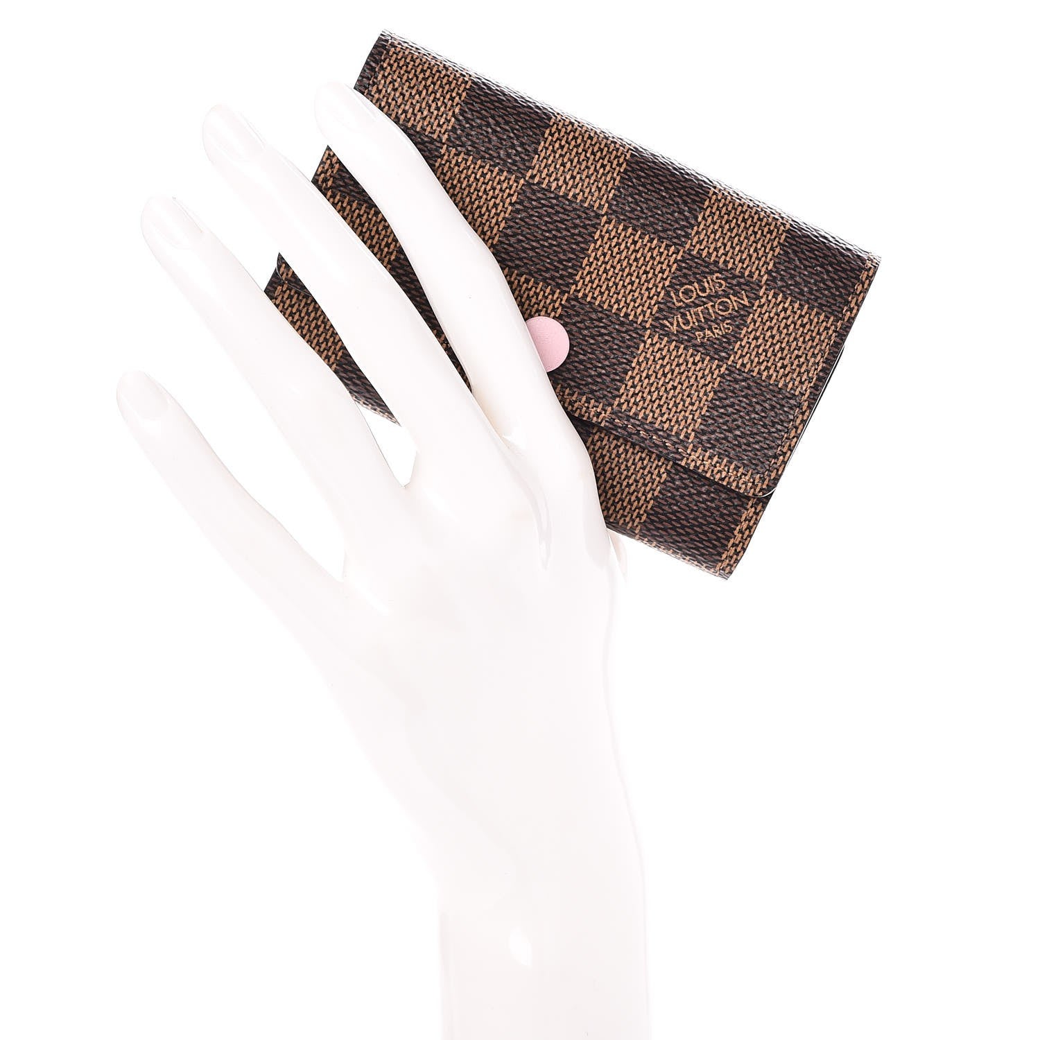 Louis Vuitton Damier Ebene Multicles 6 Key Holder Rose Ballerine 2 of 9
