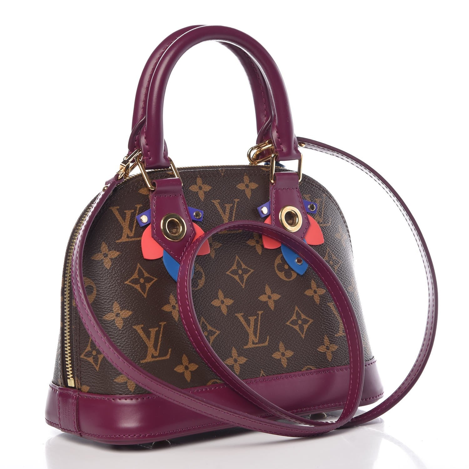 Louis Vuitton Monogram Totem Alma BB Magenta 3 of 8