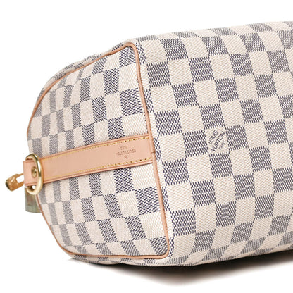 Louis Vuitton Damier Azur Speedy Bandouliere 25 9 of 11