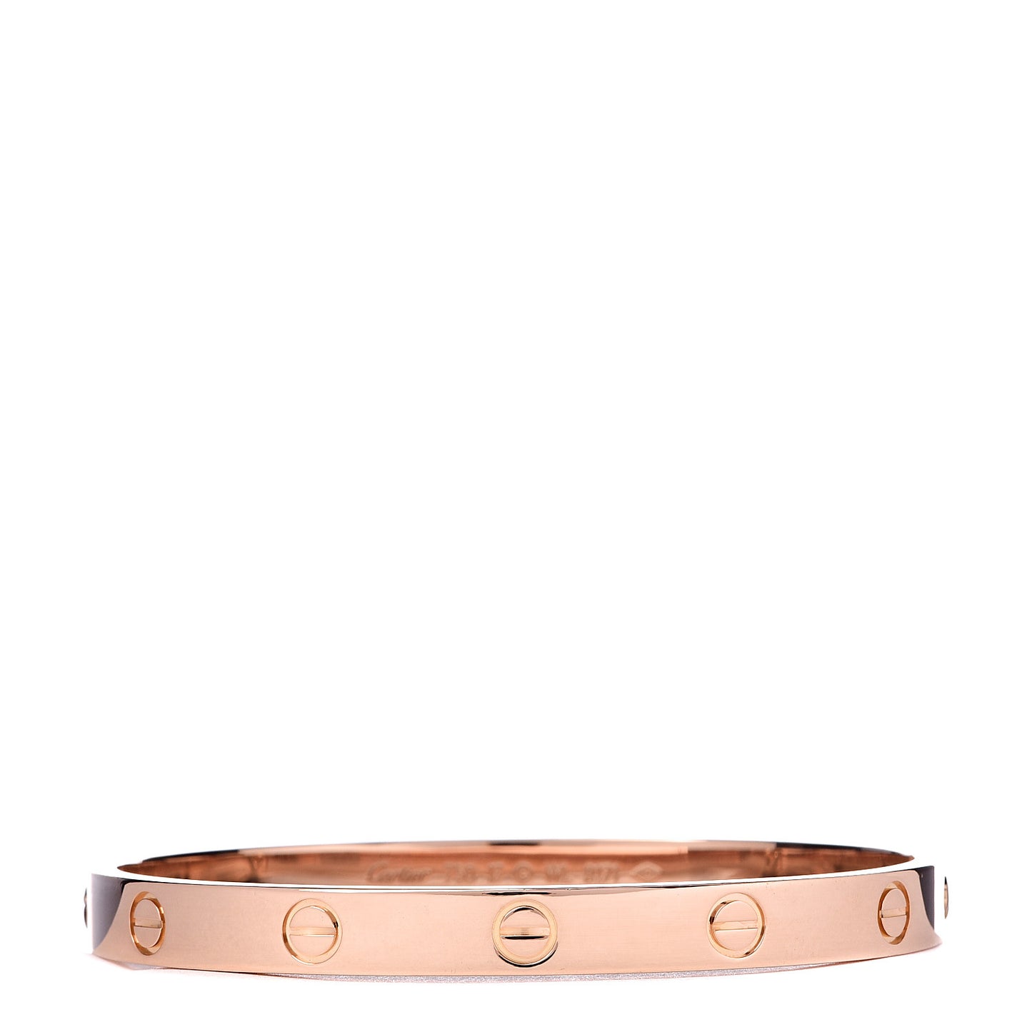 18K Pink Gold LOVE Bracelet 17
