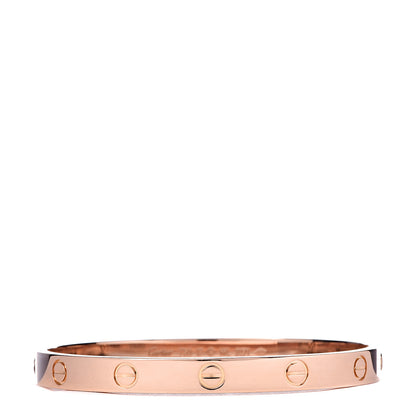 Cartier 18K Pink Gold LOVE Bracelet 17 1 of 5