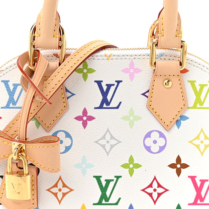 Louis Vuitton LV x TM Monogram Multicolor Alma BB White 6 of 8