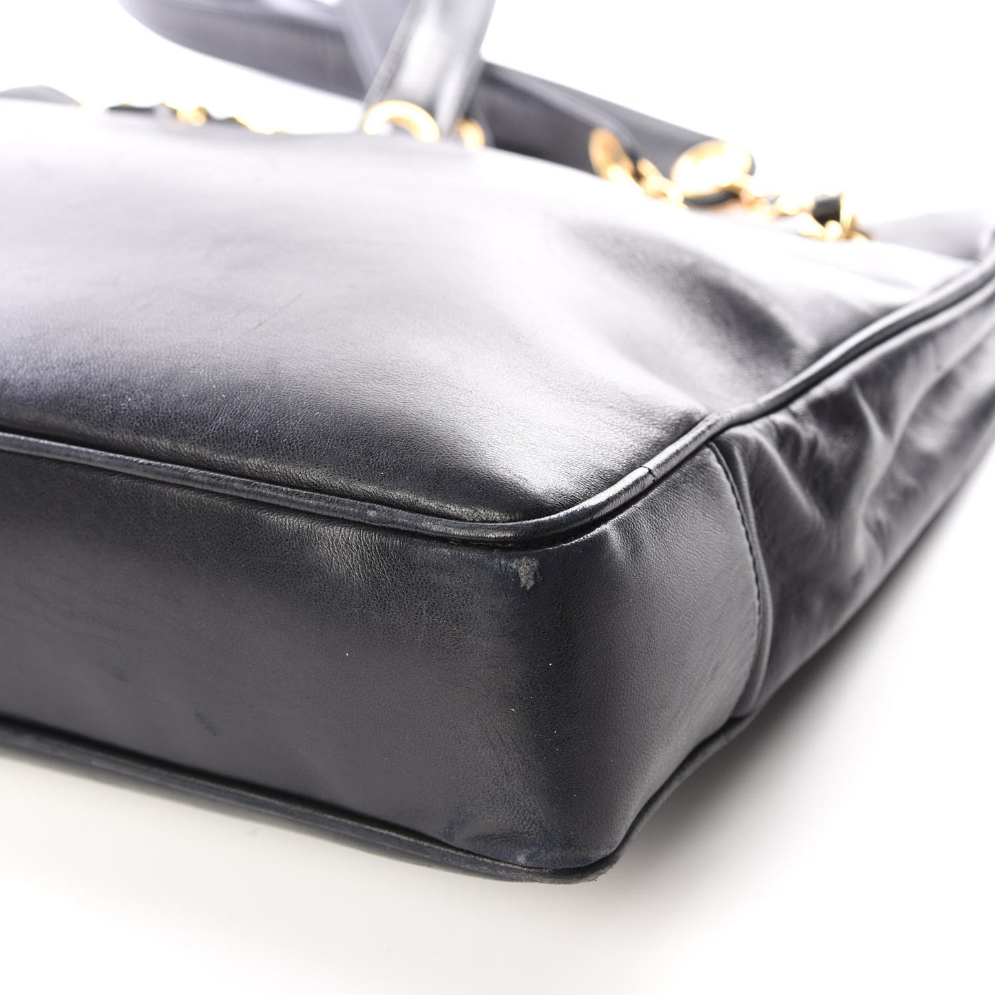 Lambskin CC Shoulder Bag Black
