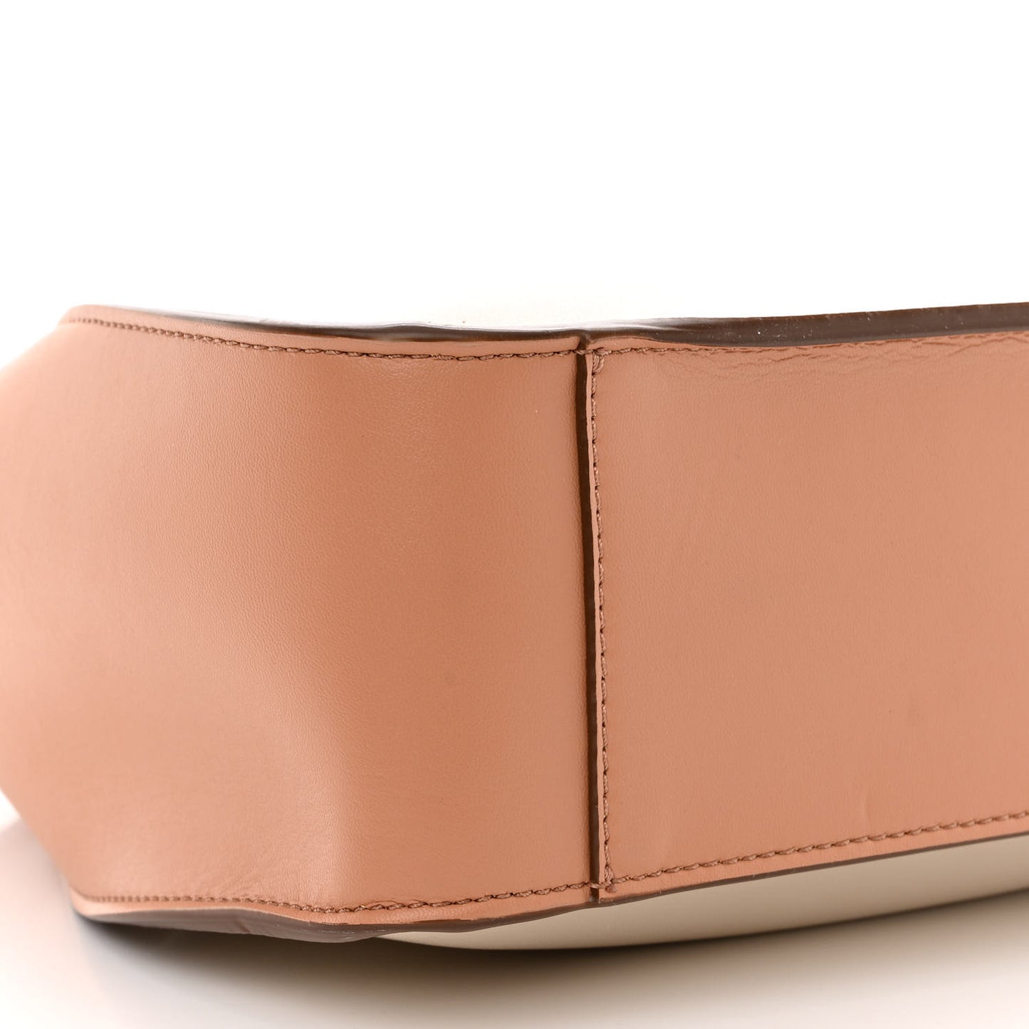Eco Alter Nappa Perforated Logo Mini Crossbody Beige