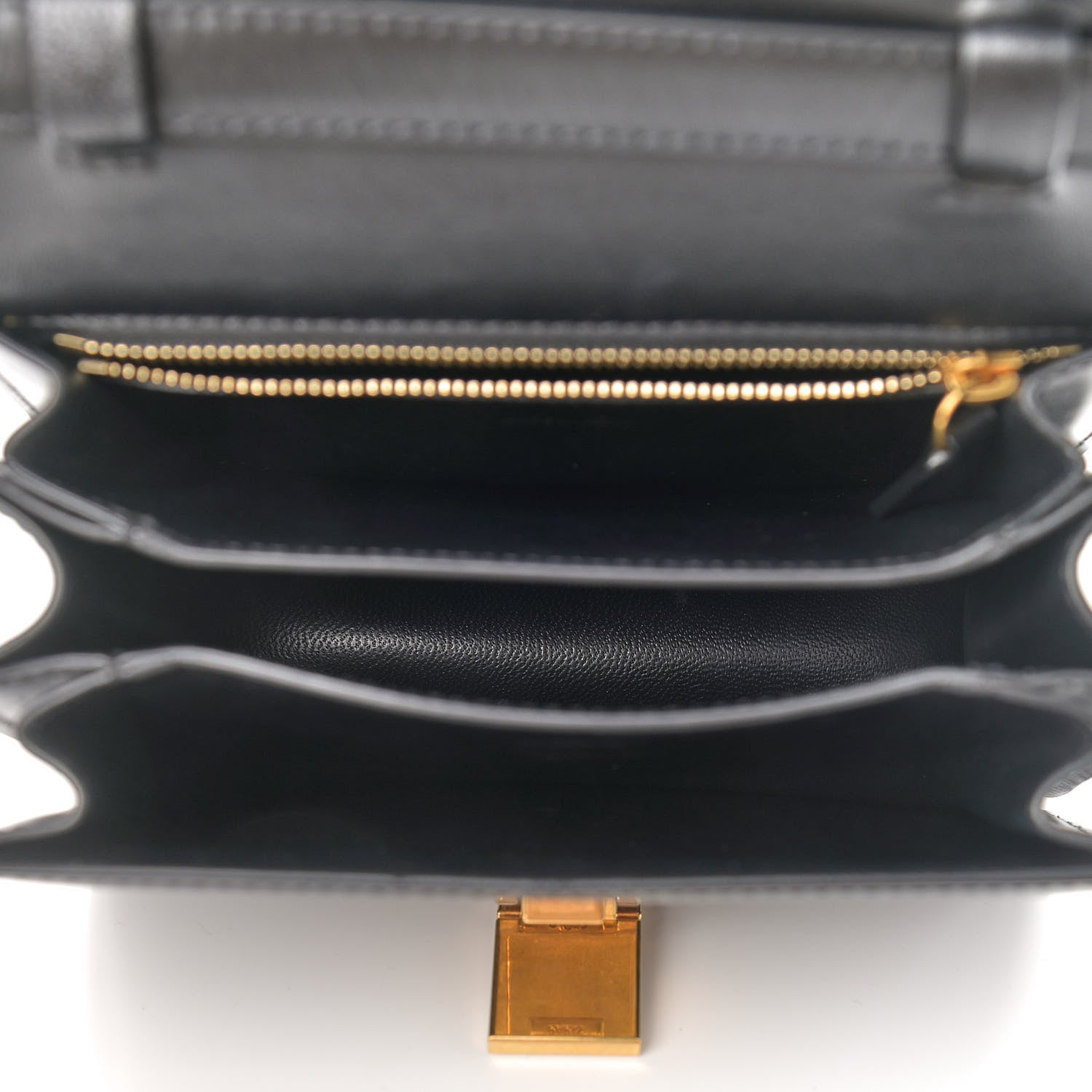 Celine Box Calfskin Small Classic Box Flap Bag Black 5 of 13