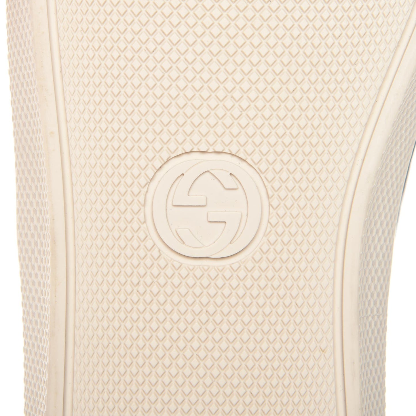 GG Supreme Monogram Bengal Womens Dublin Slip On Sneakers 38.5 Beige Pink
