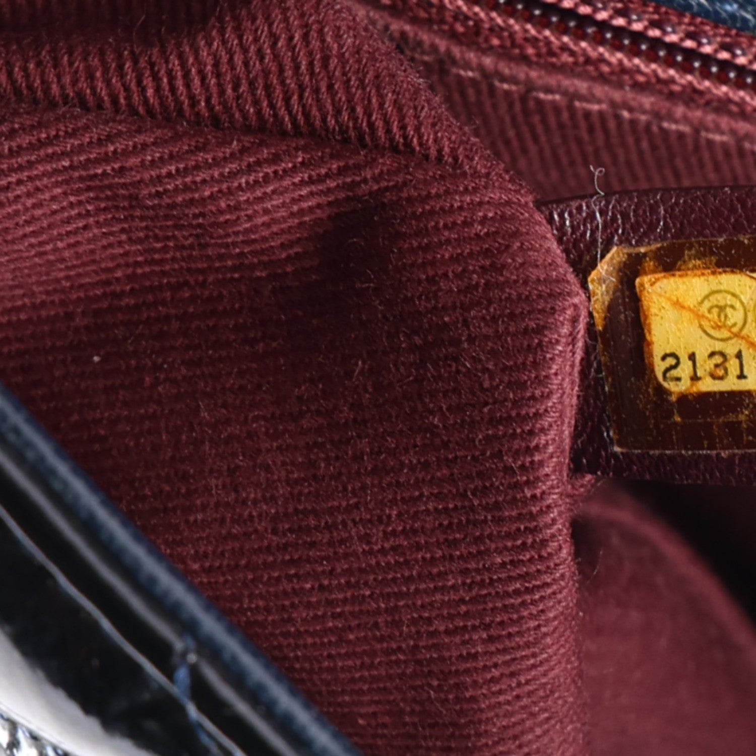 Chanel Patent Goatskin Quilted Medium CC Eyelet Flap Blue 7 of 10