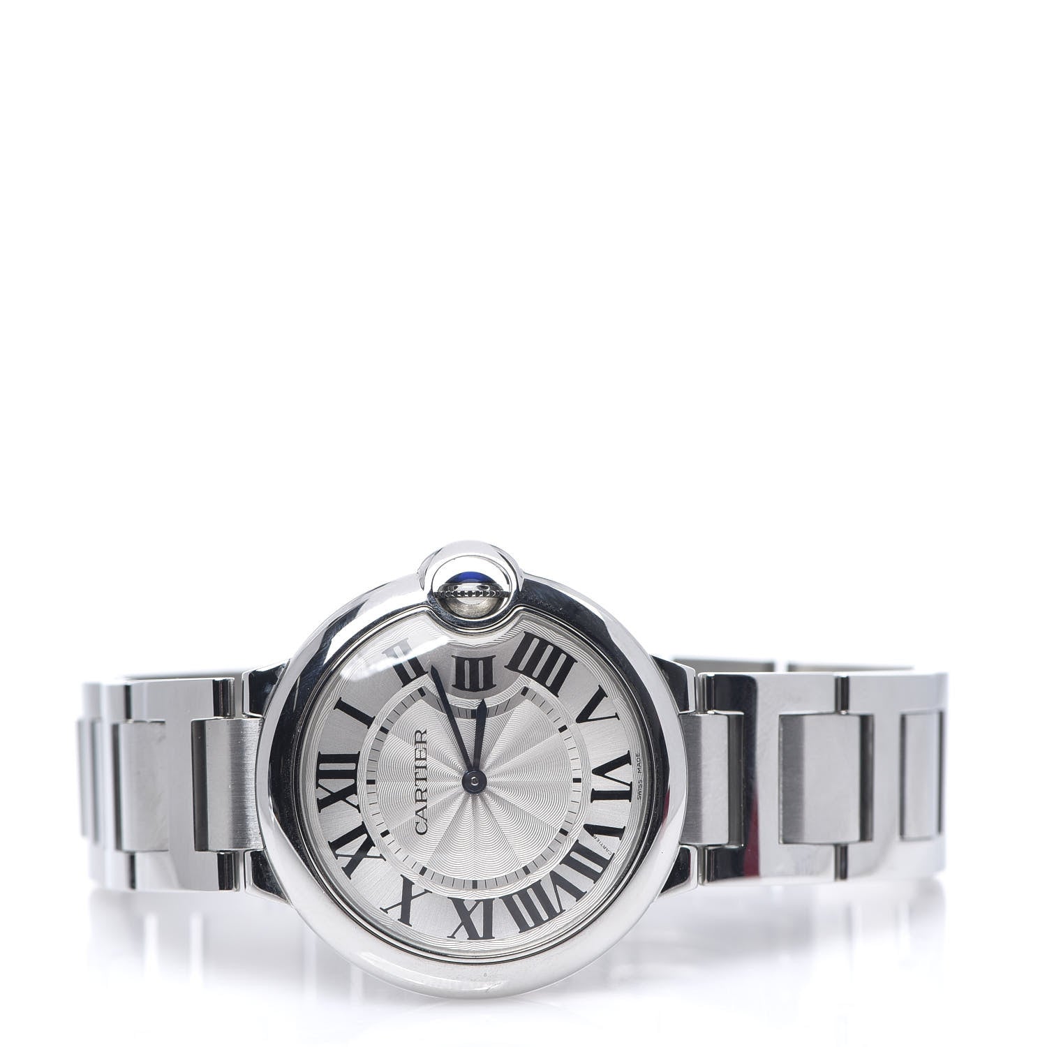 Cartier Stainless Steel 36mm Ballon Bleu De Quartz Watch 2 of 6