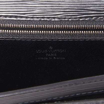 Louis Vuitton Epi Pochette Sellier Dragonne Clutch Black 7 of 8