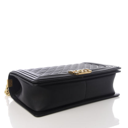 Chanel Calfskin Quilted New Medium Boy Flap Black 3 of 8