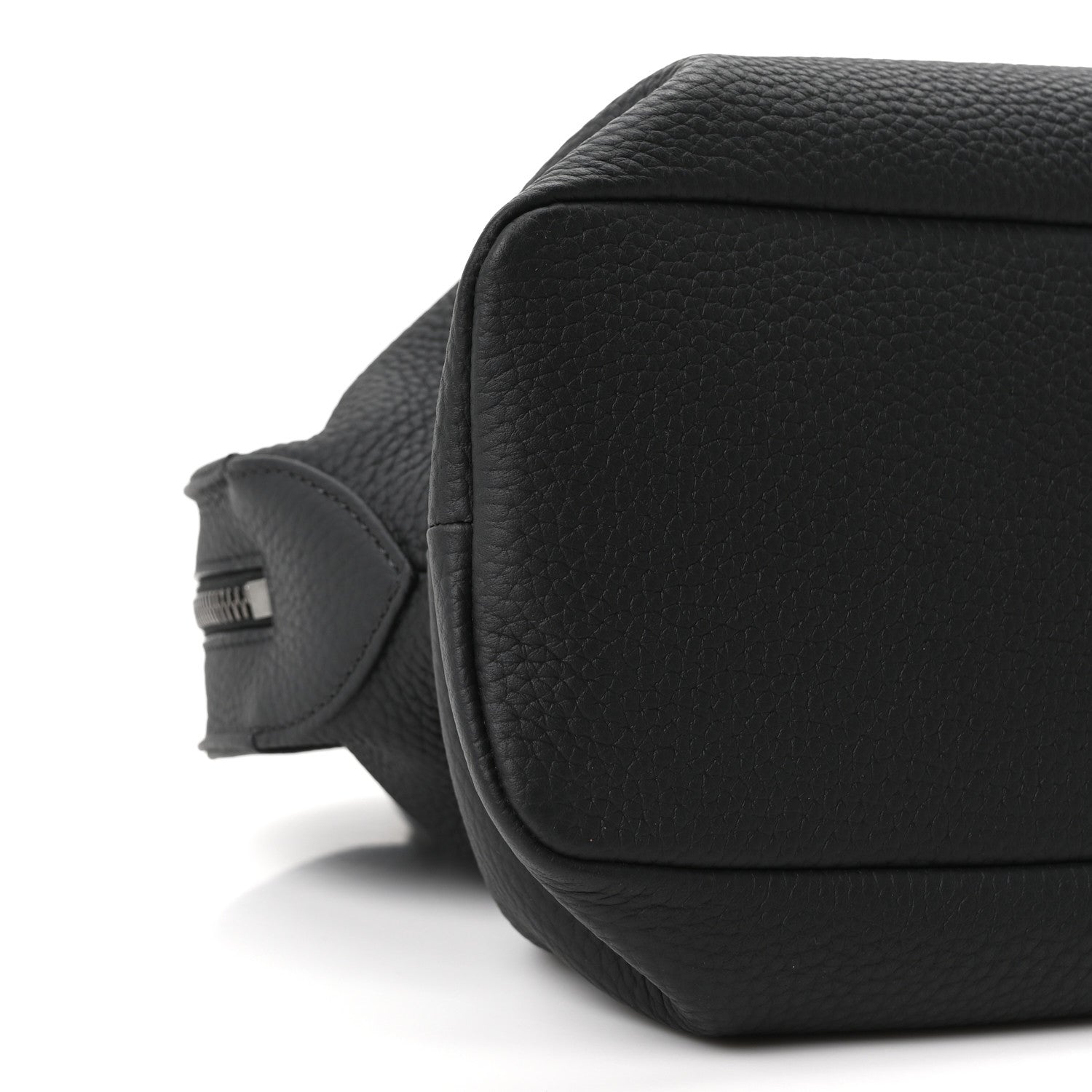 The Row Matte Grained Calfskin Agnes Bag Black 8 of 9