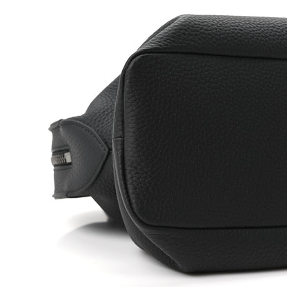 The Row Matte Grained Calfskin Agnes Bag Black 8 of 9