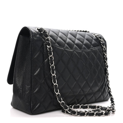 Chanel Caviar Maxi Single Flap Black 3 of 10