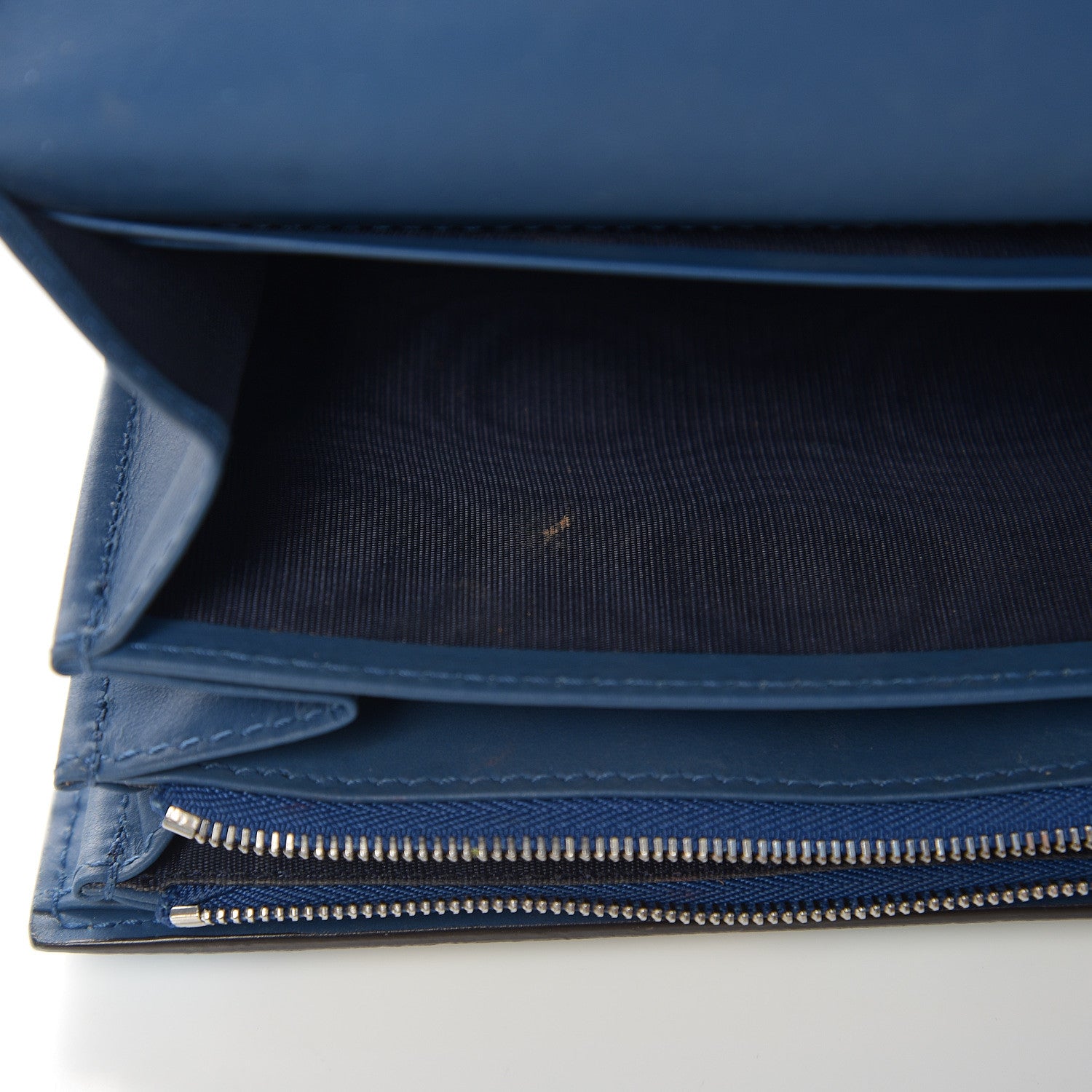 Gucci GG Supreme Monogram Blooms Mini Dionysus Chain Wallet Beige Blue Navy Vintage Blue 7 of 15