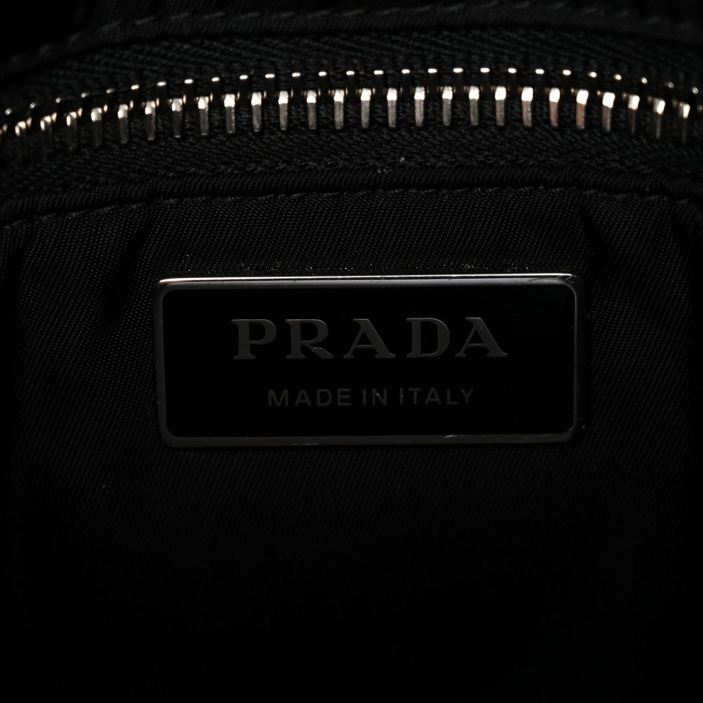 Re-Nylon Padded Large Tote Black