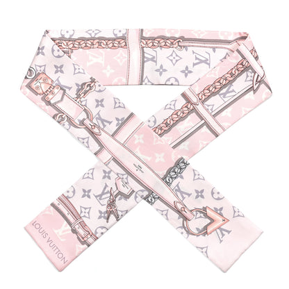 Louis Vuitton Silk Monogram Confidential Bandeau Light Pink 1 of 3